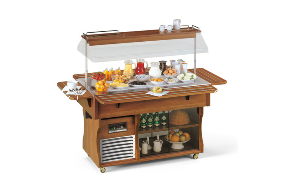 Expositores de buffet para restaurantes: organización, higiene y&nbsp;presentación