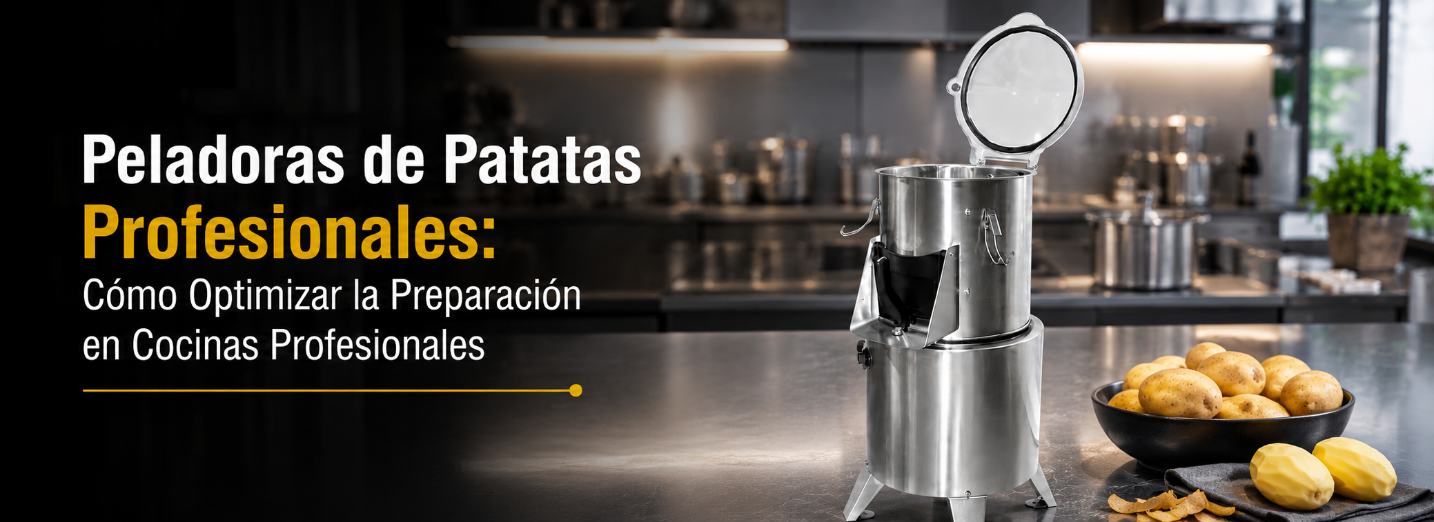 Peladoras de Patatas Profesionales: Cómo Optimizar la Preparación en Cocinas Profesionales